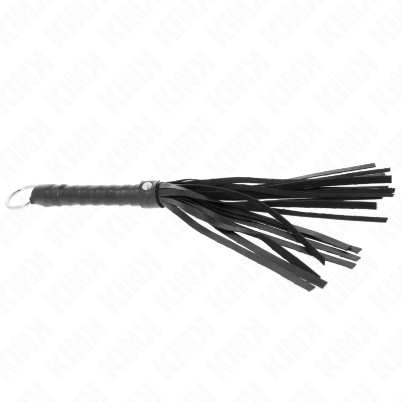 Kink - Mini Fouet BDSM Noir - 28 cm