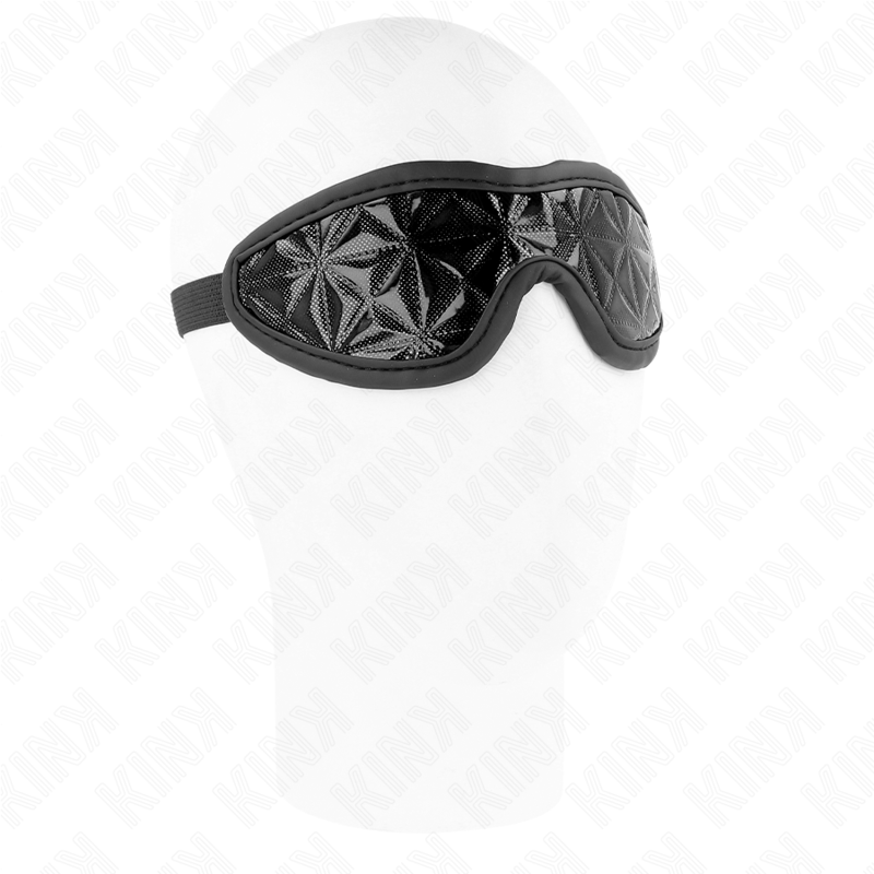Kink - Masque intégral BDSM avec motif diamant - Noir