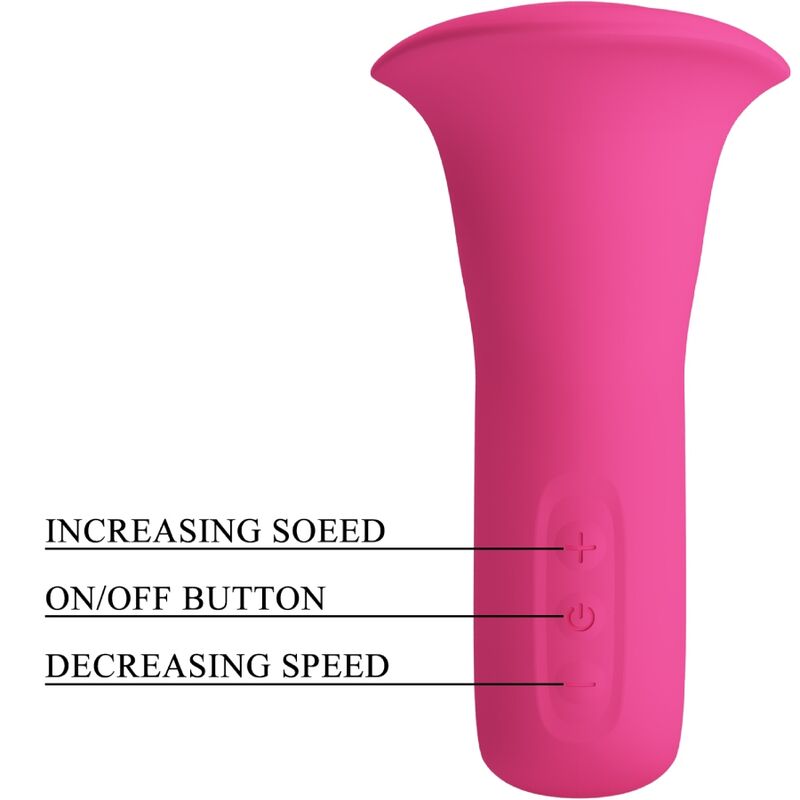 Vibrateur Oral Clyde Langue Vibrante 12 Fonctions Rose - Pretty Love
