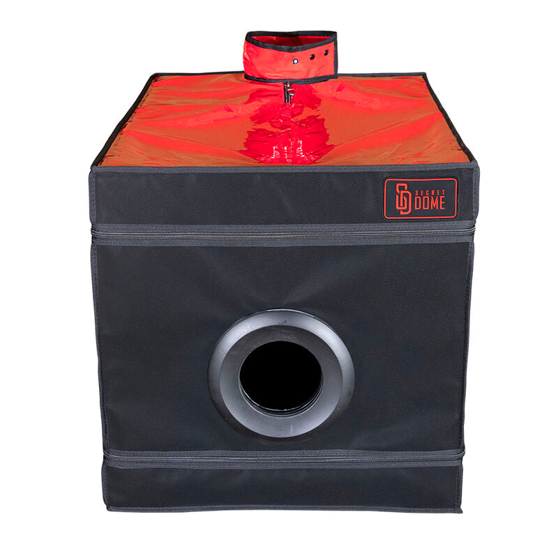 Secret Dome - Cabine BDSM Portable La Niche - Rouge et Noir