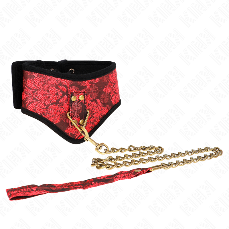 Collier BDSM Scandale avec Bracelet Dentelle 75cm - KINK - KINK COLLAR & GAG