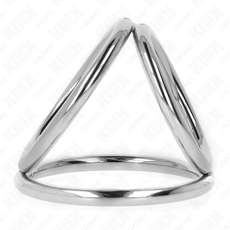 Anneau Pénien Métal Triple Chrome 3,2-4,5cm - KINK - KINK RING POWER
