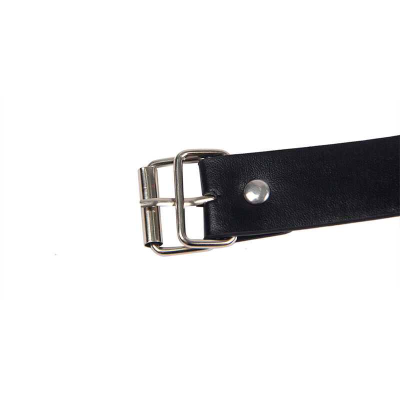 Subblime – Pinces à seins avec cuir bondage noires - Taille unique