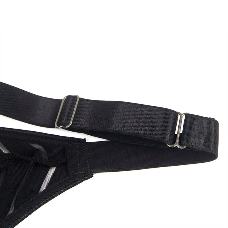 Body porte-jarretelles noir taille L/XL - Subblime
