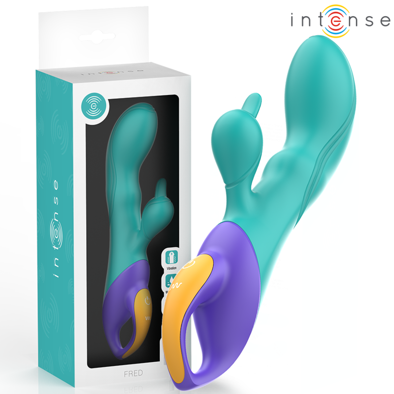 Vibromasseur Rabbit Fred Bleu - Intense
