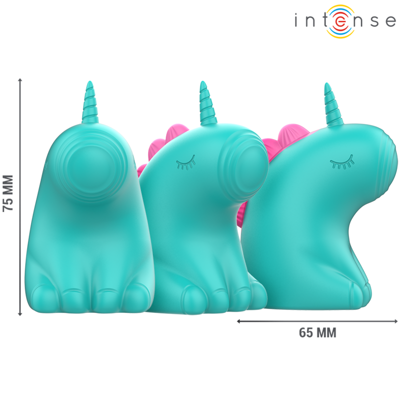 Stimulateur Clitoridien Trixie Licorne Vert - Intense