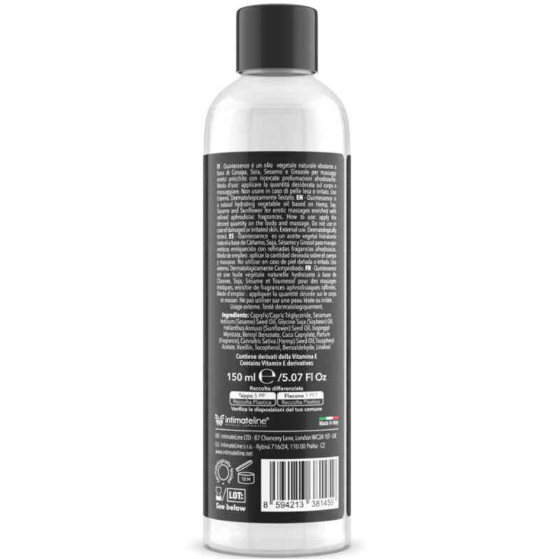 Intimateline - Huile Massage sensuelle Naturelle Chocolat - 150ml