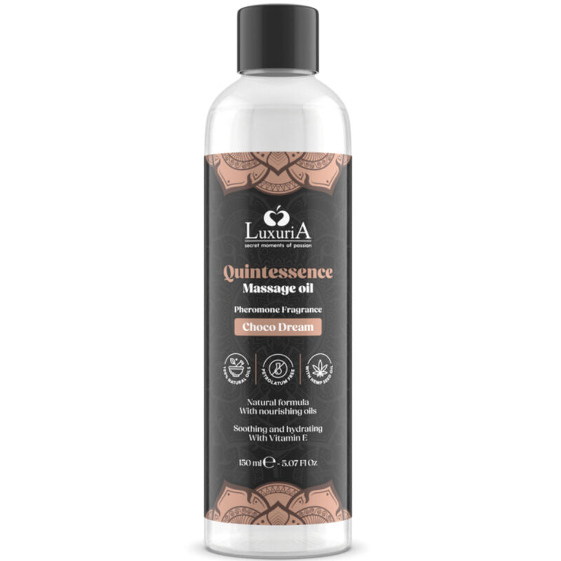 Intimateline - Huile Massage sensuelle Naturelle Chocolat - 150ml