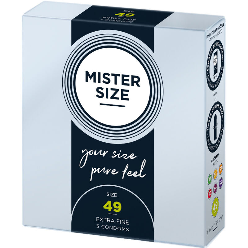 Préservatifs taille S 49 mm Mister Size - boîte de 3 - Mister Size - MISTER SIZE