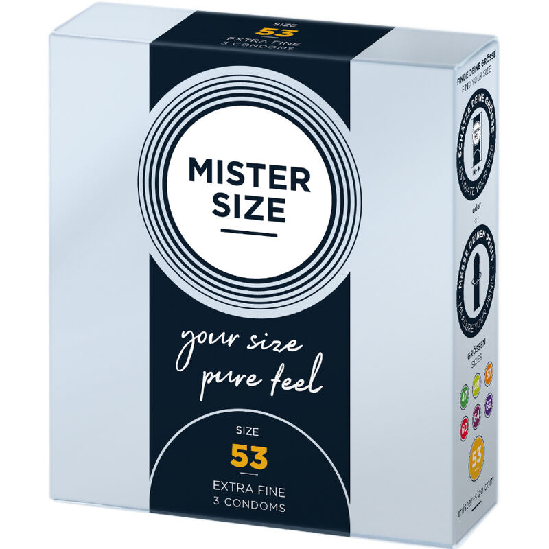 Préservatifs taille M 53 mm lot de 3 - Mister Size - MISTER SIZE