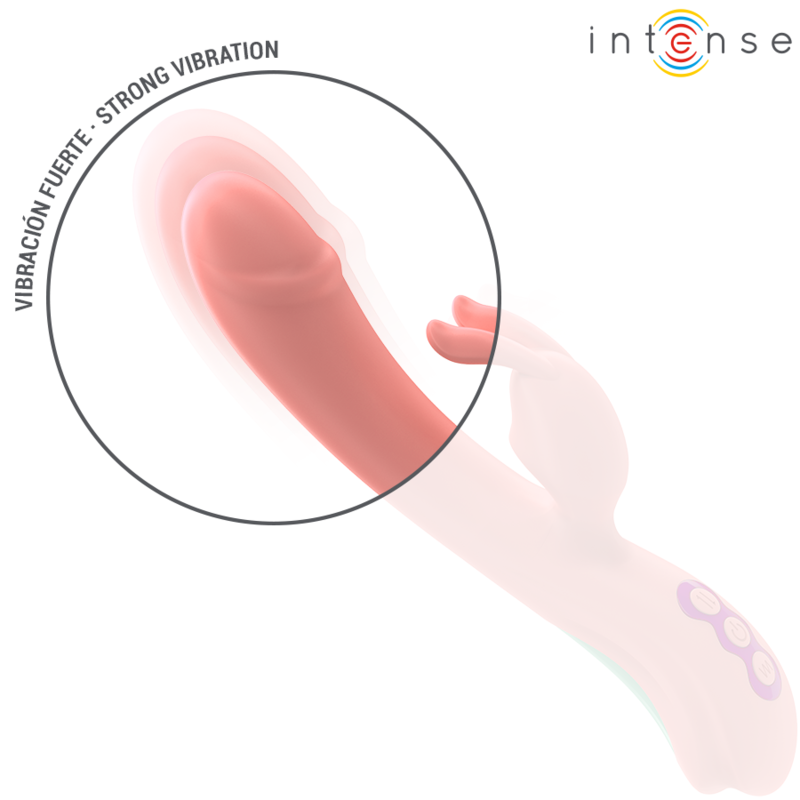 Vibromasseur Rabbit Rachel Oscillant Nude - Intense