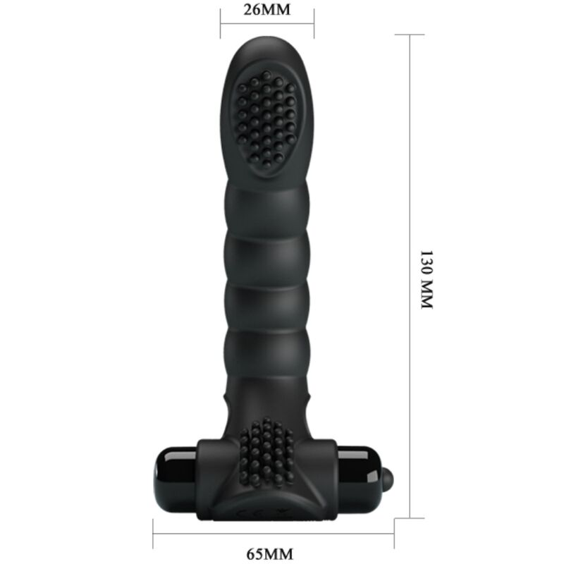 Stimulateur Doigt Vibrant Alexander Noir - Pretty Love