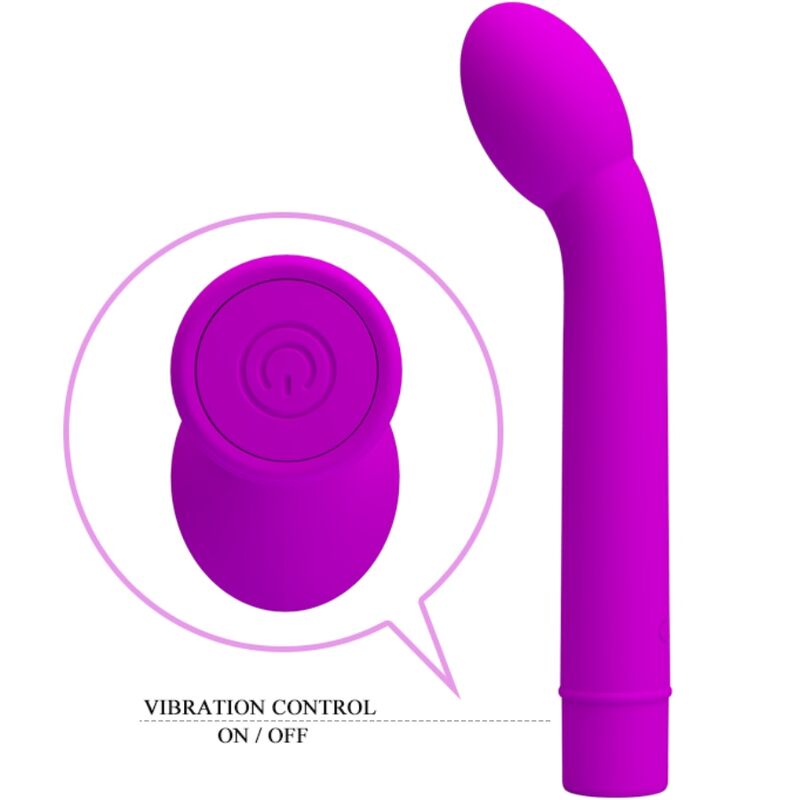 Vibrateur Point G Logan Violet 10 Vibrations - Pretty Love