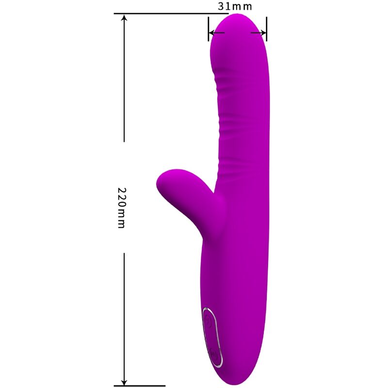 Vibromasseur Rabbit Angélique Violet - Pretty Love