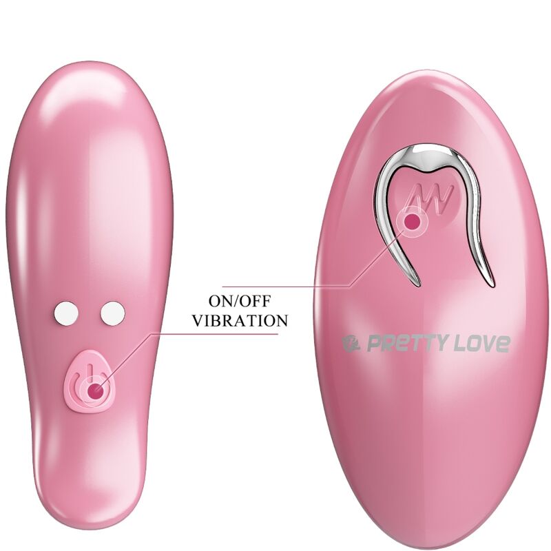 Pinces Tétons Vibrantes avec Télécommande Rose - Pretty Love