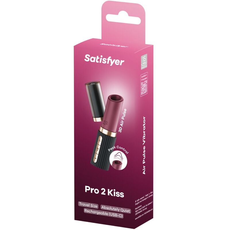 Stimulateur Clitoridien Pro 2 Kiss Format Voyage - Satisfyer