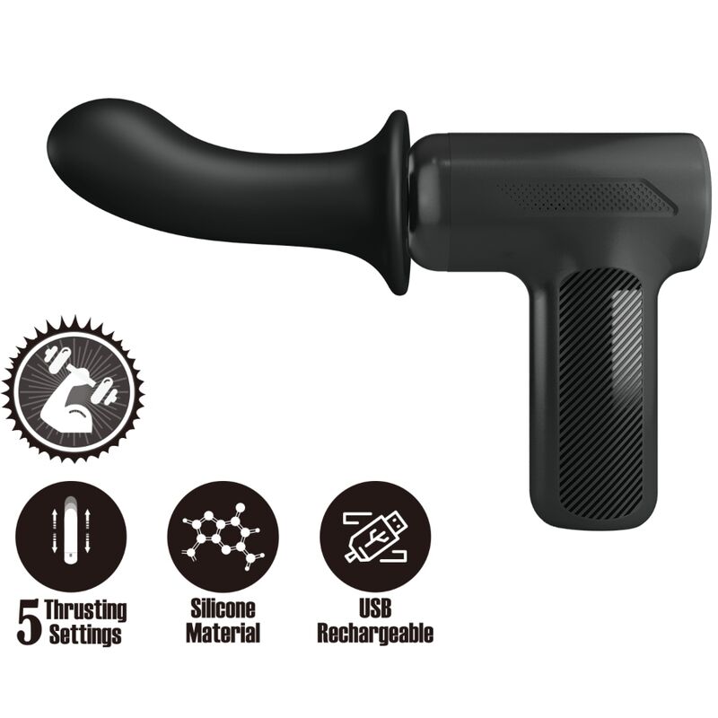 Pistolet de Massage DJ Doctor 5 Réglages Noir - Pretty Love