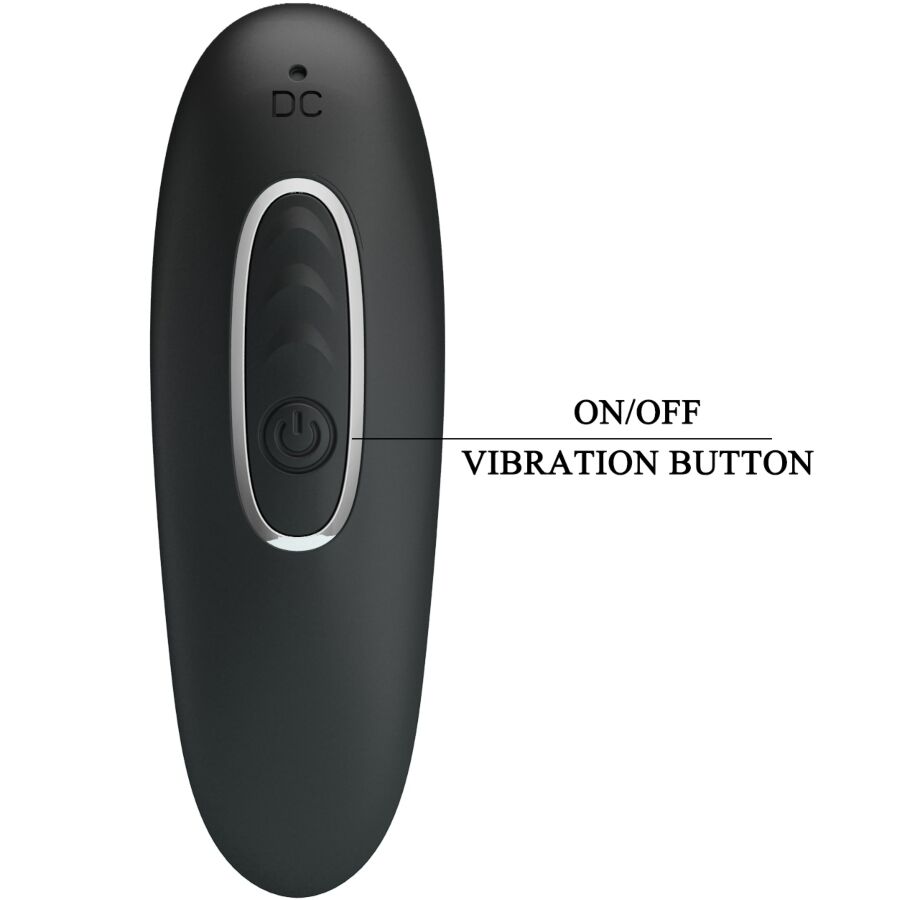 Perles Anales Pretty Love Sidney 10 Vibrations Noir