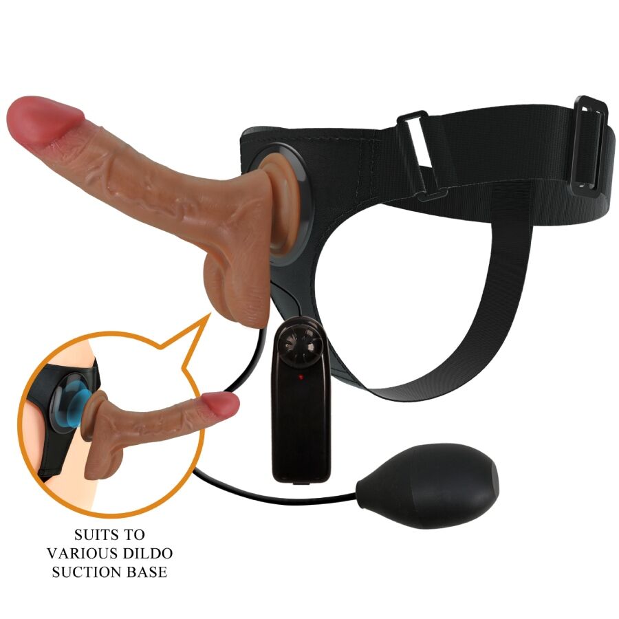 Gode Ceinture Vibrant Éjaculateur Pretty Love 15,5cm - Pretty Love