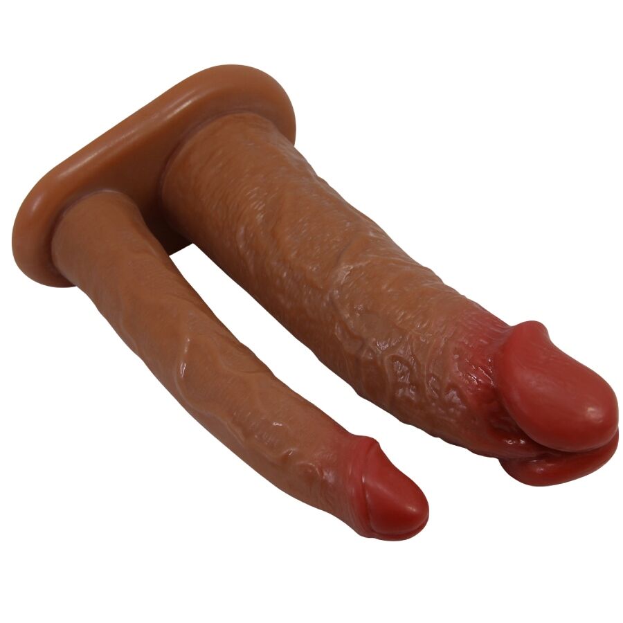 Gaine Pénienne Double Gode Pretty Love Marron - Pretty Love