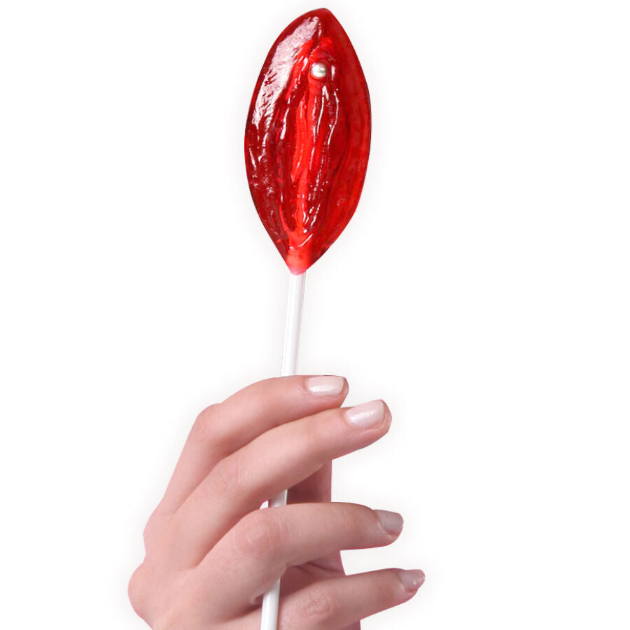 Secret Play – Sucette en forme de Vagin - Fraise