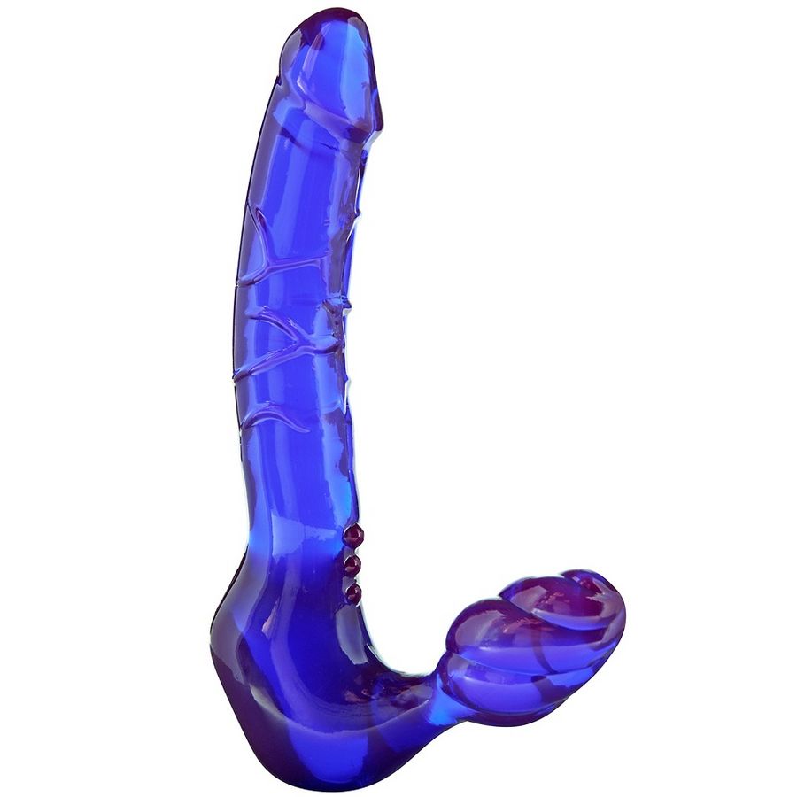 Toyjoy - Gode Ceinture sans Harnais pour Femme Bend Over Boyfriend - Bleu