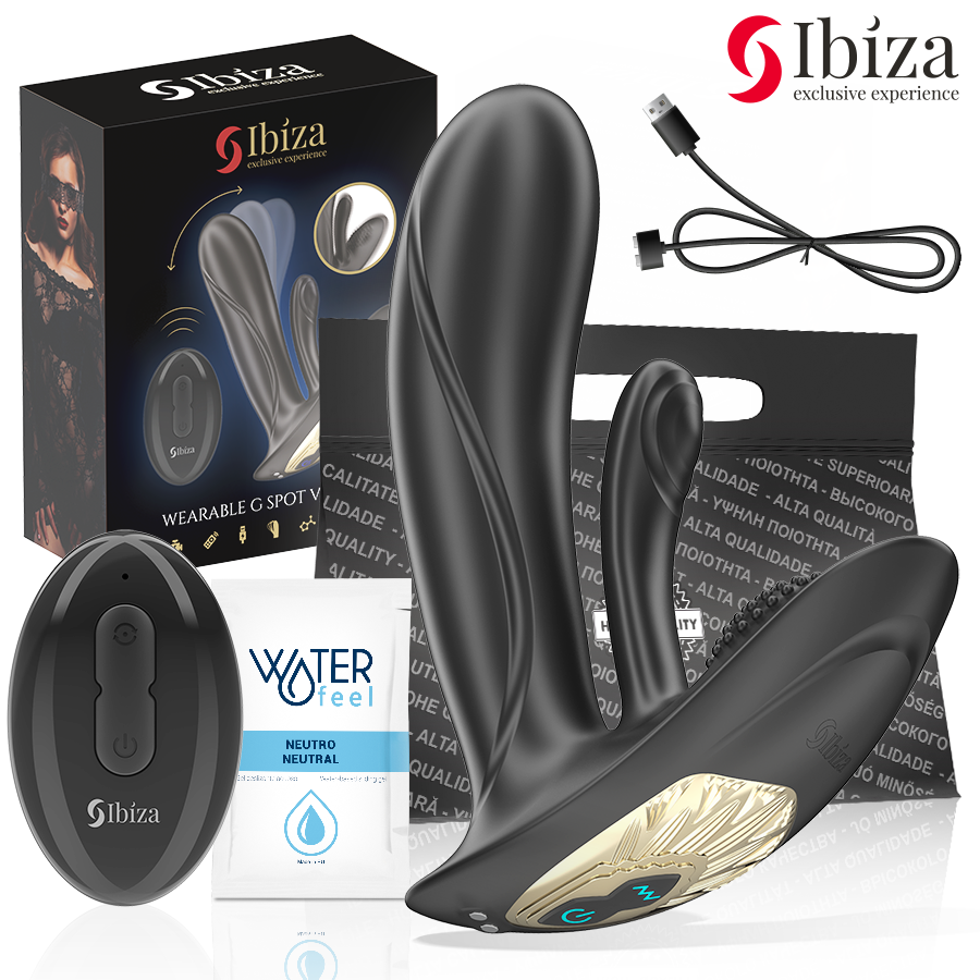 Vibromasseur Double Ibiza Télécommandé Point G et Clitoris