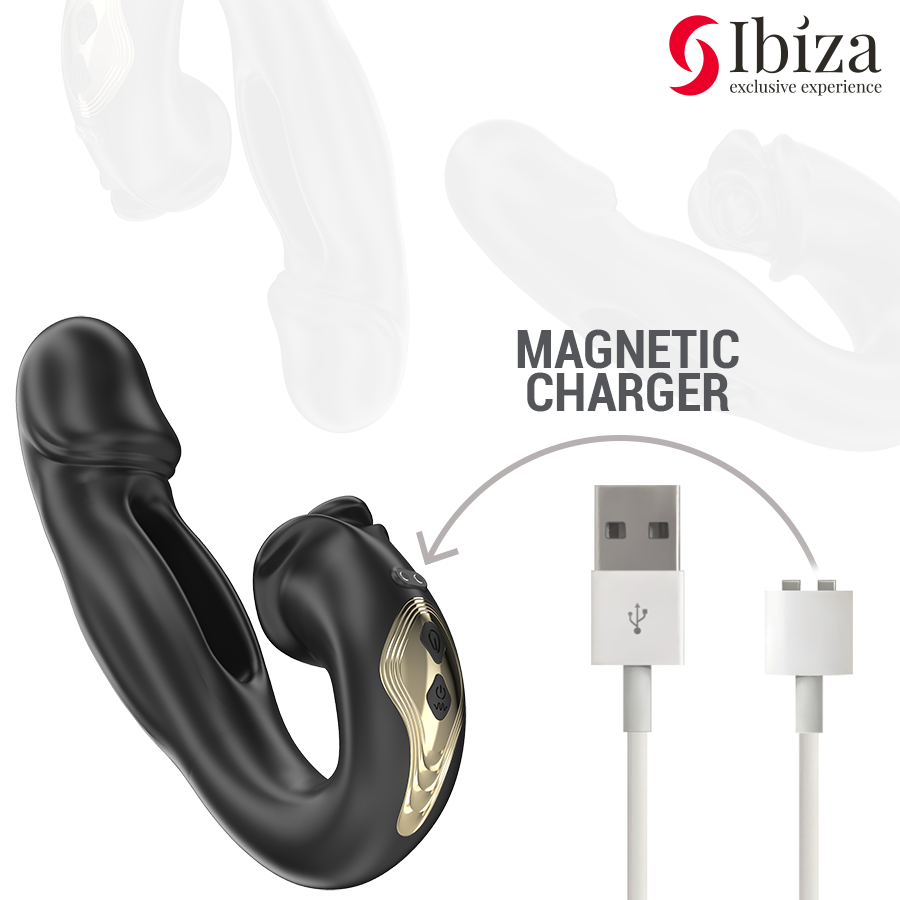 Stimulateur Clitoridien Rose Effet Flicking - Ibiza