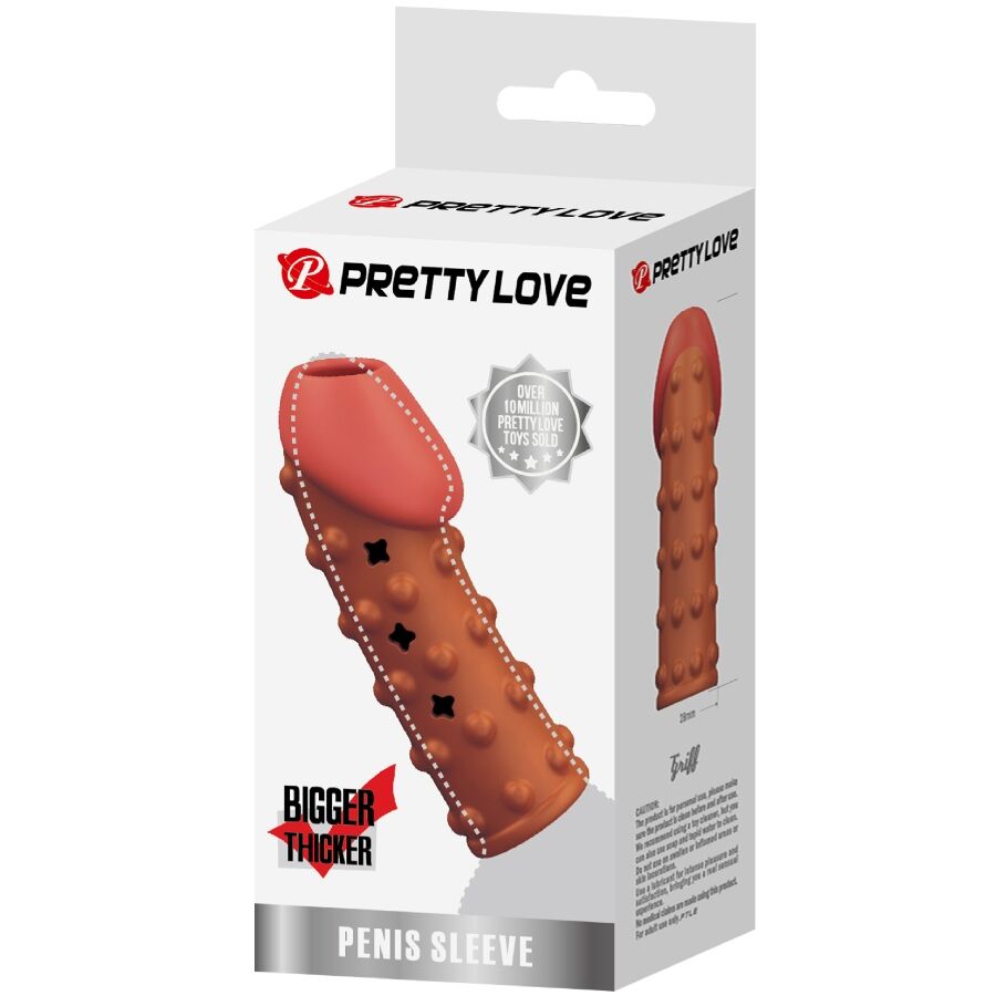 Manchon Pénien Serré et Volumisant Naturel - Pretty Love