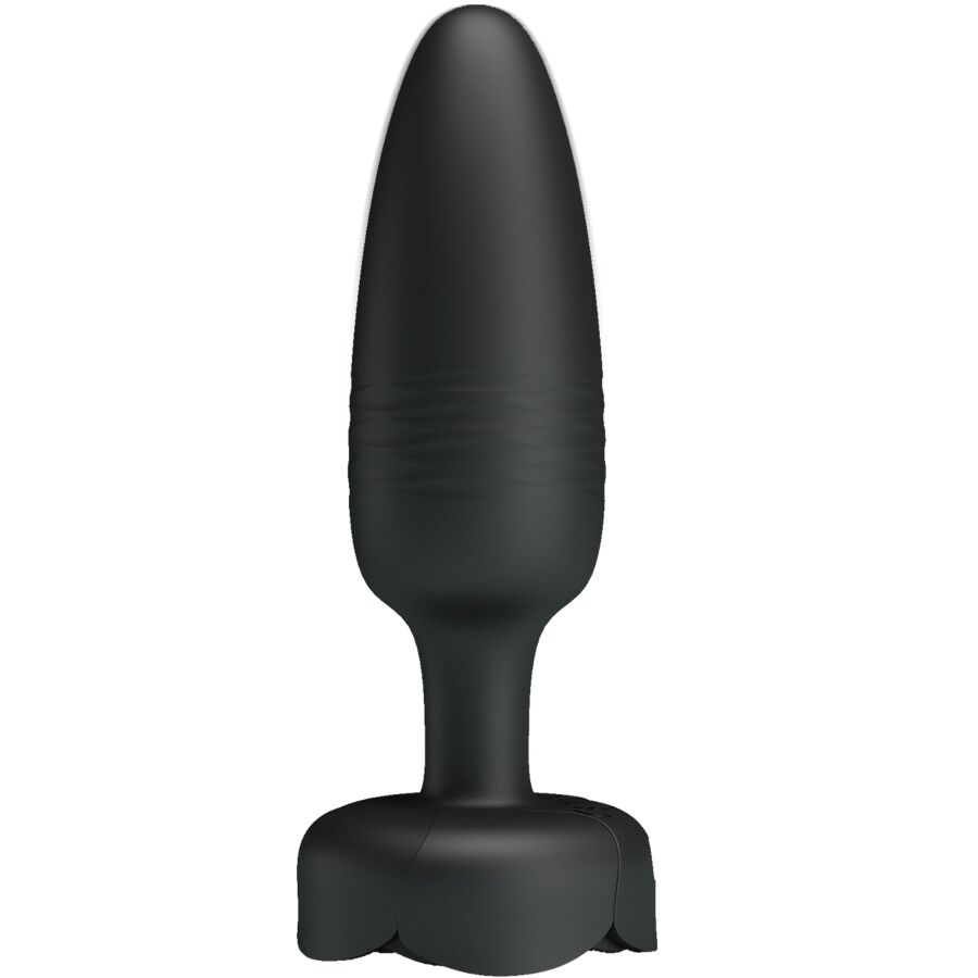 Plug Anal Vibrant Tarion LED Noir 12,5 cm - Pretty Love