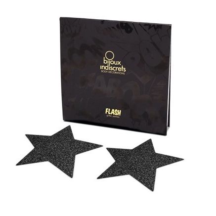 Bijoux Indiscrets – Nippies Étoile Noir – Modèle Flash