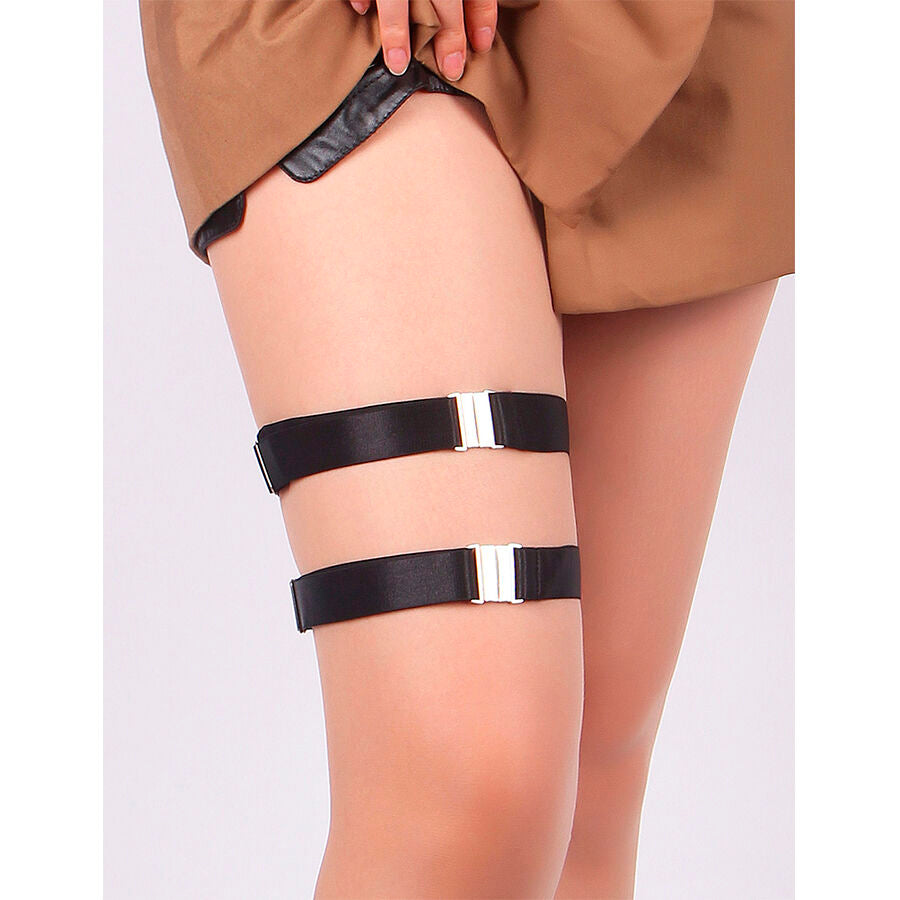 Anneaux de Jambe Boucles Réglables Noires - Subblime - SUBBLIME ACCESORIES