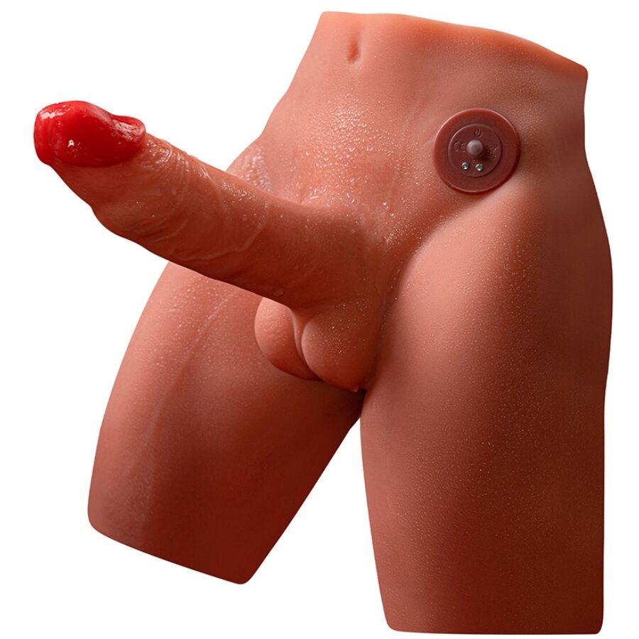 Gode Réaliste Jason Poussées et Vibrations 17cm - Xise
