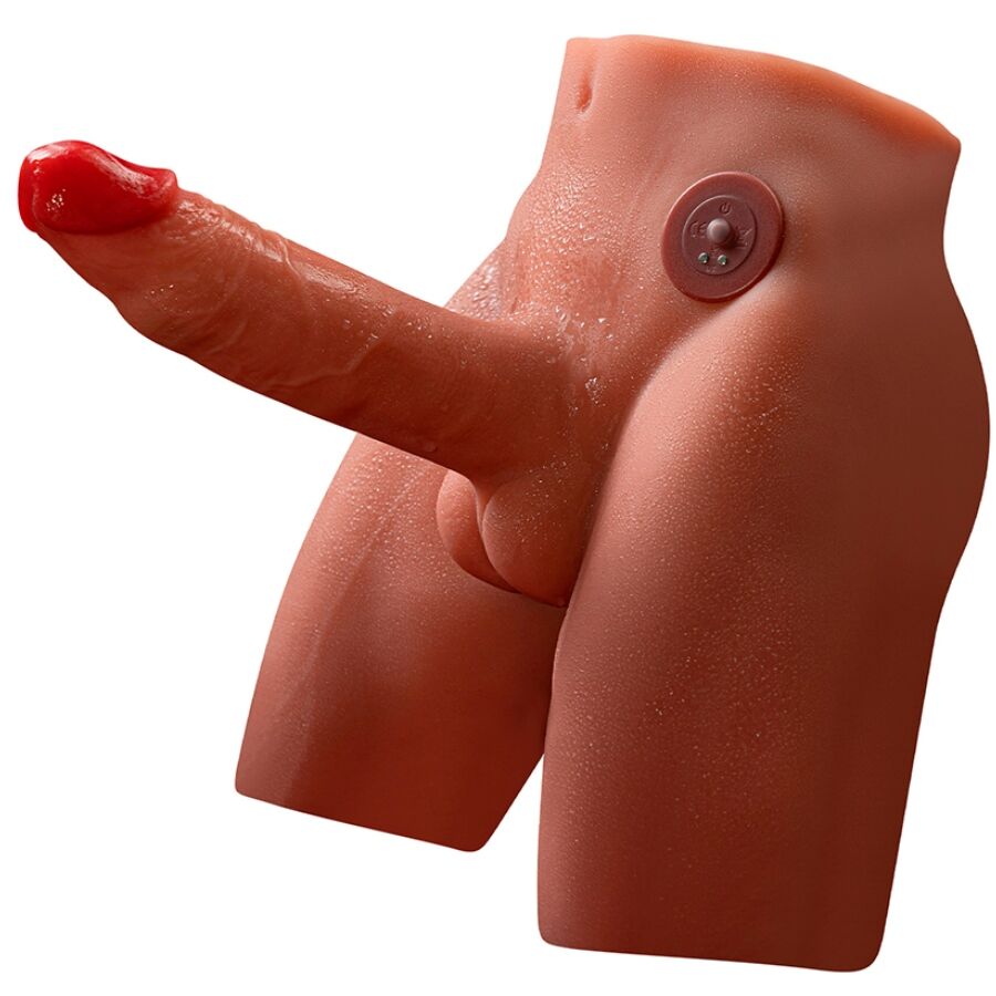 Gode Réaliste Jason Poussées et Vibrations 17cm - Xise