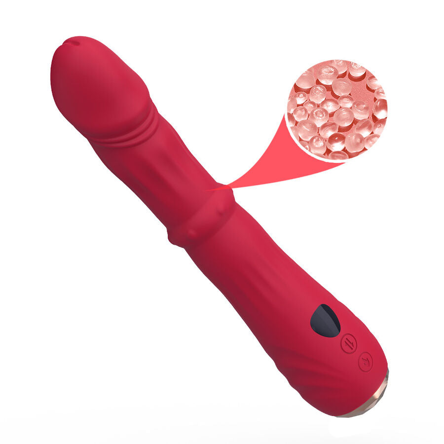 Gode Vibrant Armony Point A Thermo-Réglable Rouge - Armony