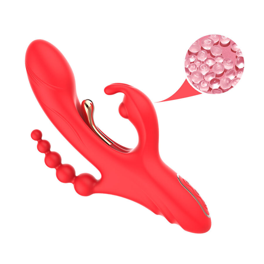Vibromasseur Double Stimulation Armony Point G Rouge - Armony