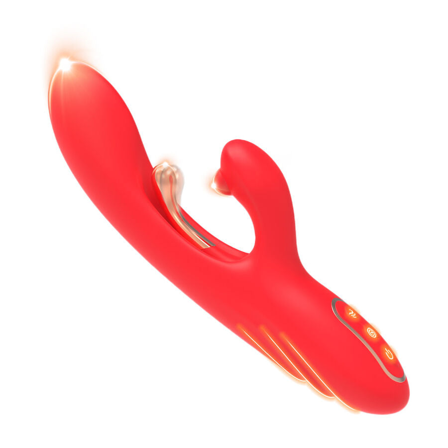 Vibrateur Stimulateur Point G Armony Langue Oscillante Rouge