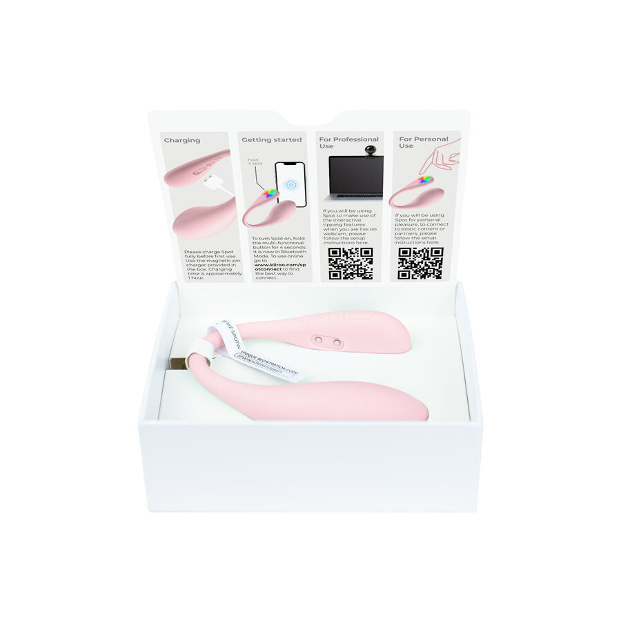 Vibrateur Forme U Spot Kiss Me Rose - Kiiroo
