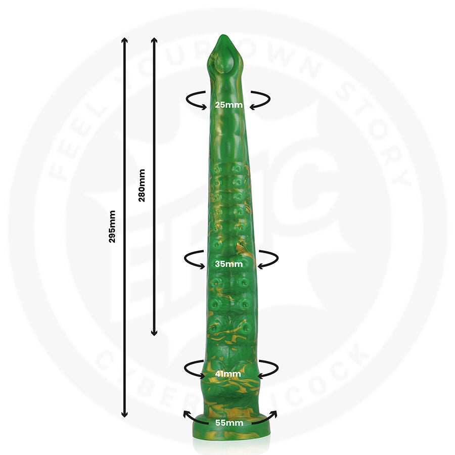 Gode Fantasy Tentacule Hylos Vert - Epic