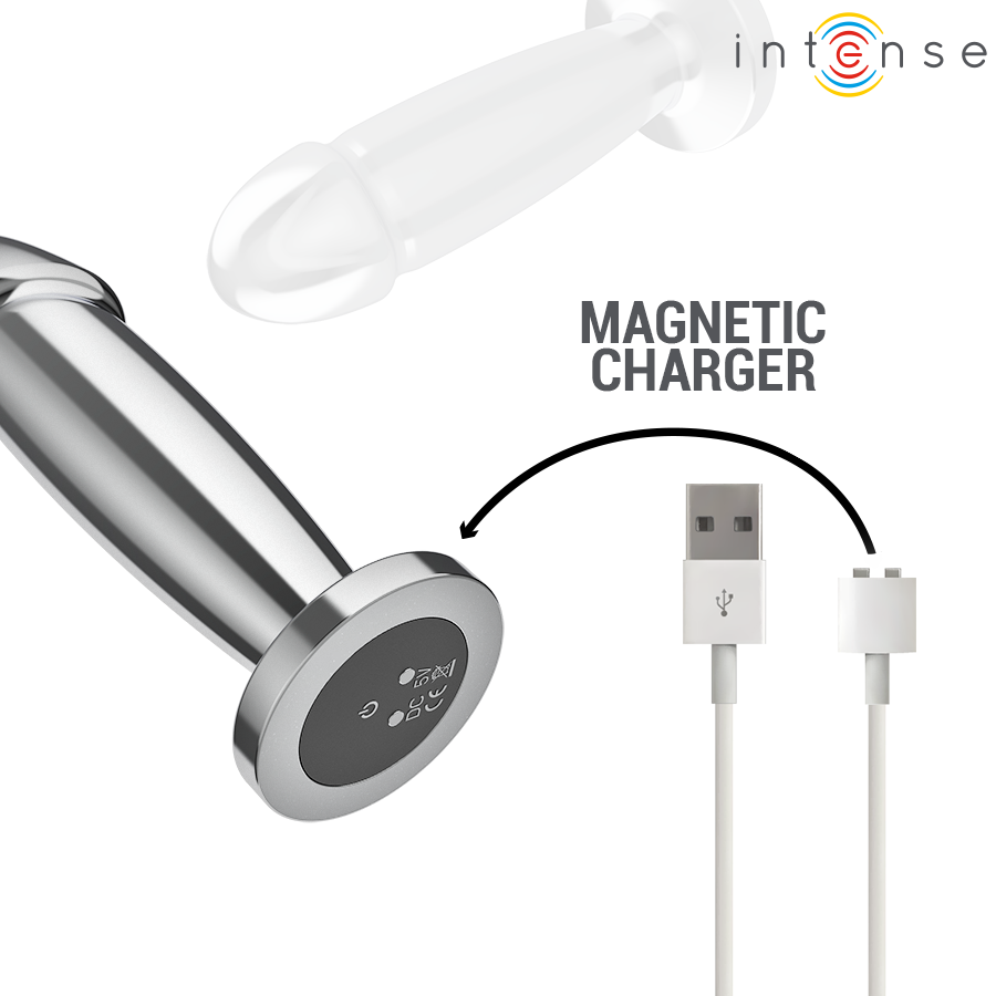 Plug Anal Vibrant Intense Métallique 10 Modes - Taille M