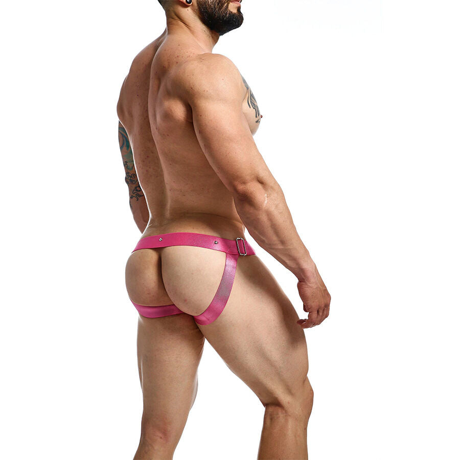 Jockstrap Dngeon à Anneaux Rose - MaleBasics - MOB