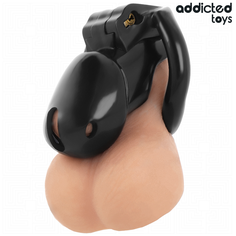 Cage Chasteté Midnight Cell Taille S - Addicted Toys Locked