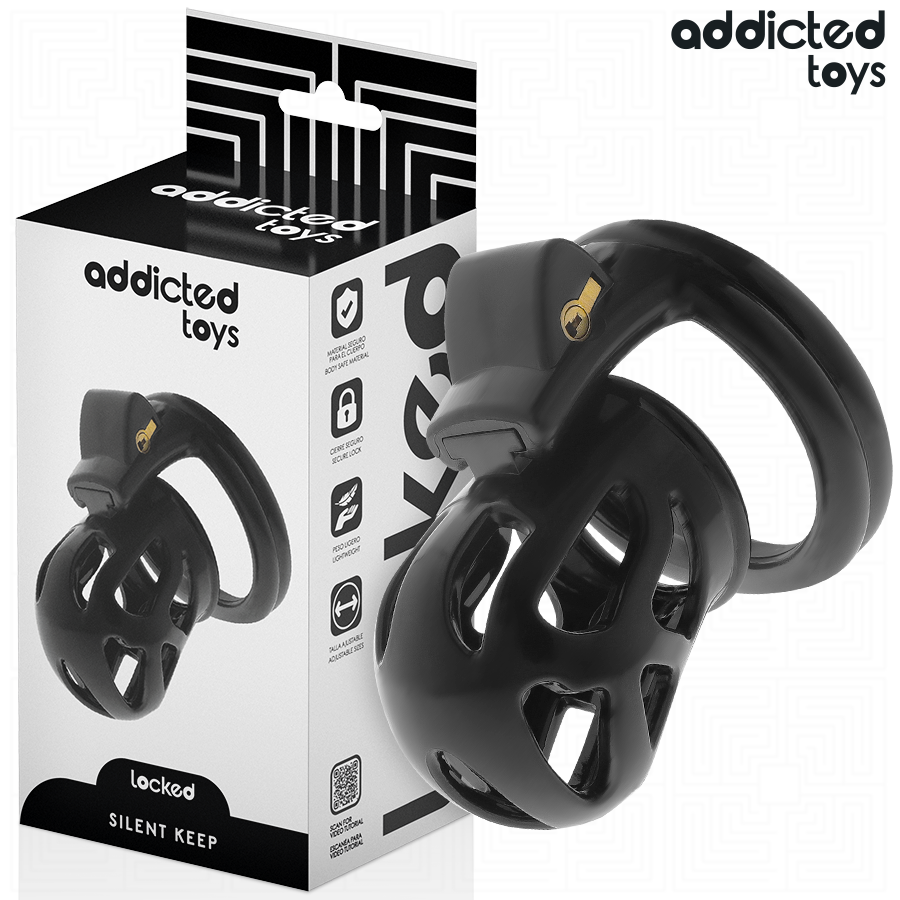 Cage de Chasteté Locked Silencieuse 7,5cm - Addicted Toys