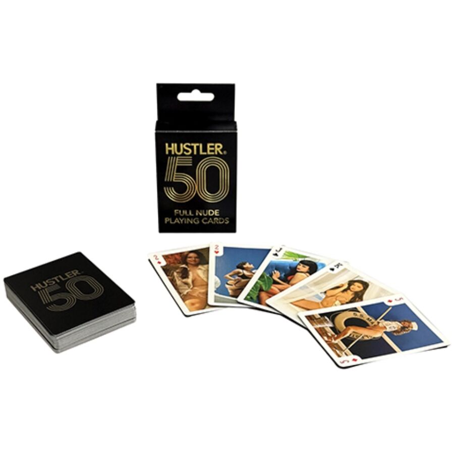 Jeu de Cartes Poker Femmes Nues Hustler 50 Full Nude - Kheper Games