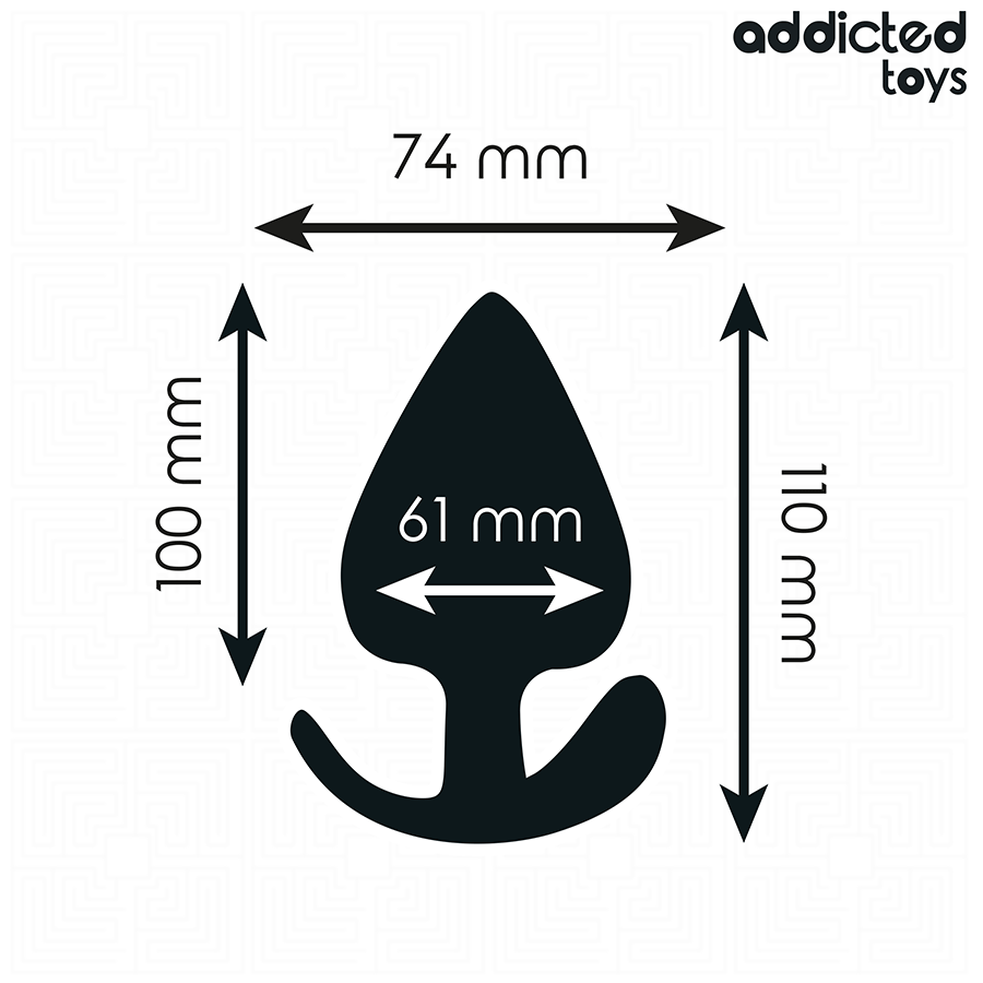 Plug Anal XXL Addicted Toys 11cm Silicone - Addicted Toys