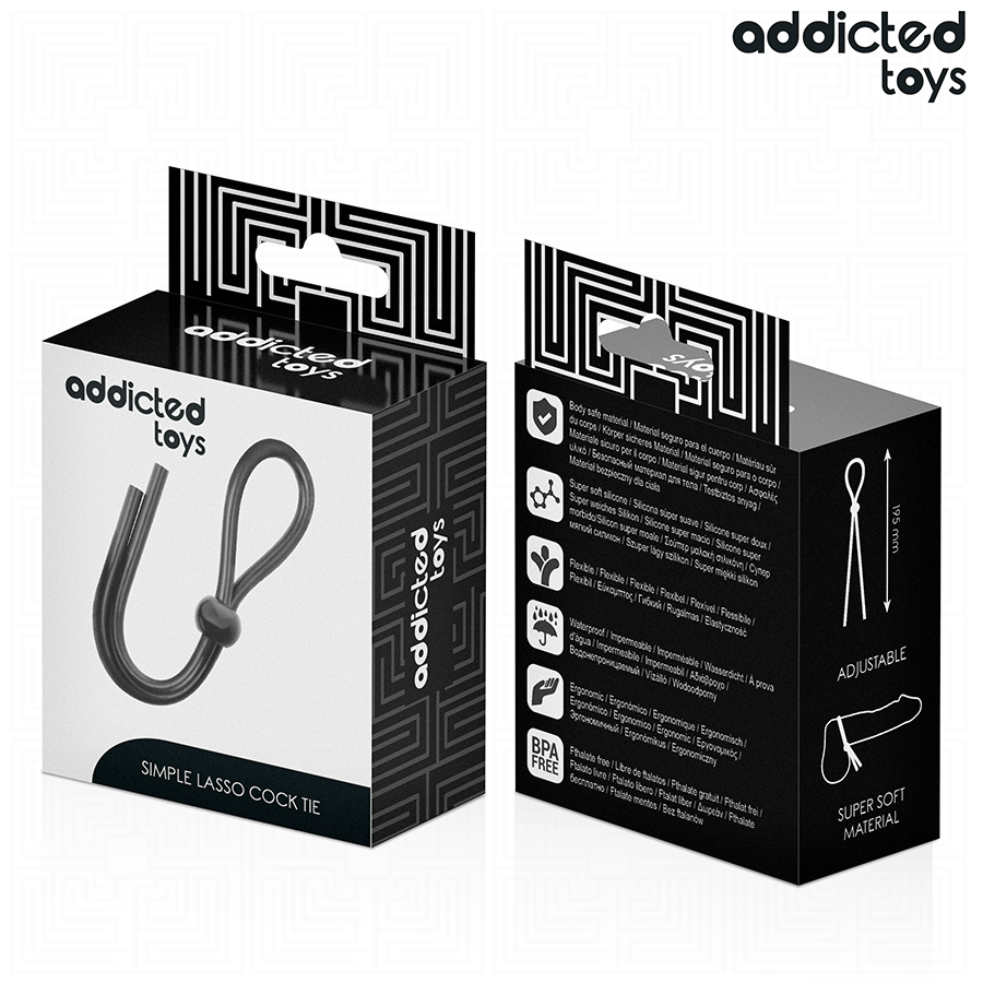 Corde Pénis Silicone Boucle Unique - Addicted Toys