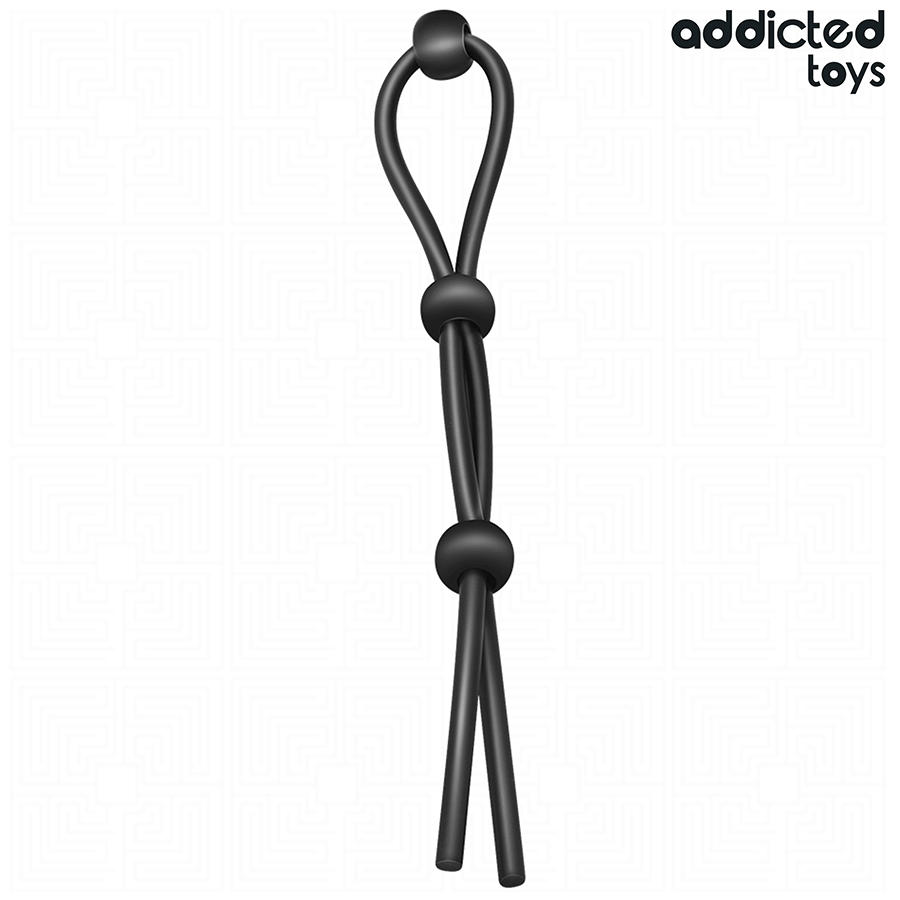 Cockring Corde Silicone Triple Boucle - Addicted Toys