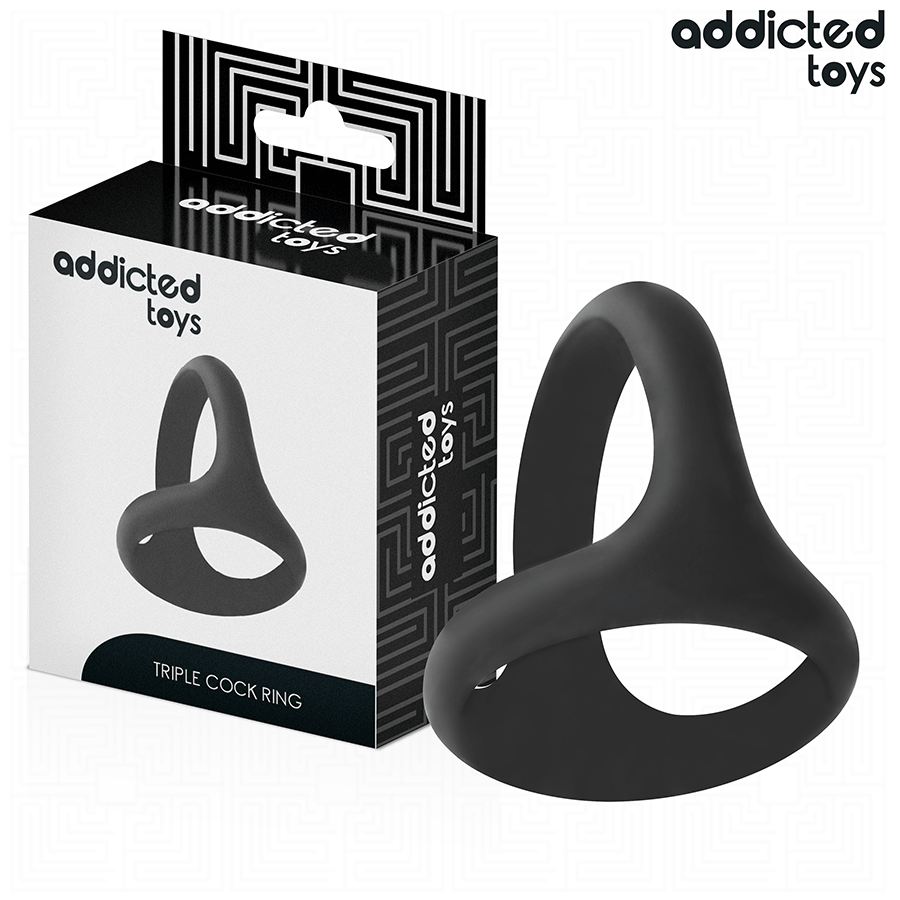 Anneau Pénien Triple Épaisseur - Addicted Toys