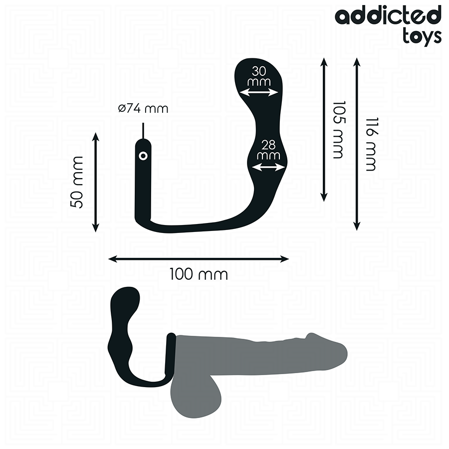 Plug Anal avec Anneau Modèle 3 - Addicted Toys