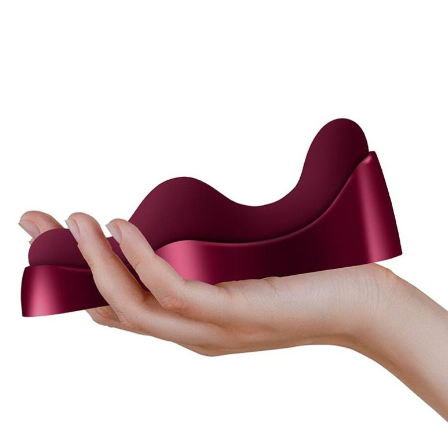 Vibromasseur Ruby Glow Mains Libres Rouge - Rocks-Off